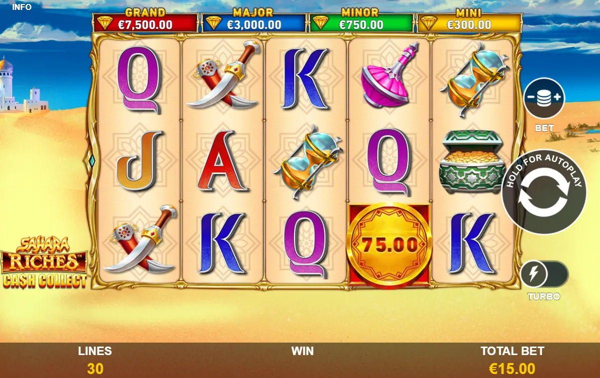 Sahara Riches Cash Collect